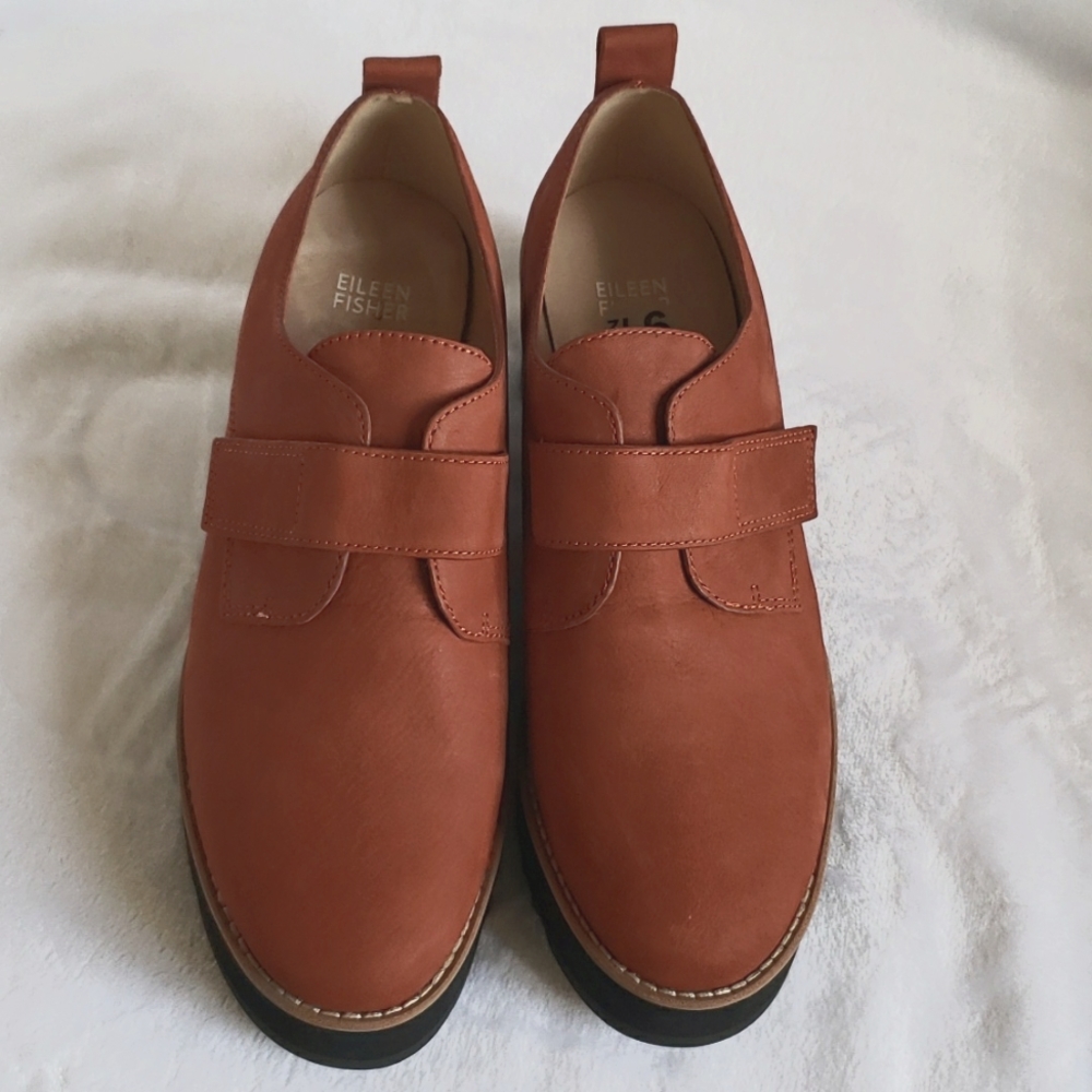 Eileen Fisher Zola Platform Shoes, Size 9 1/2